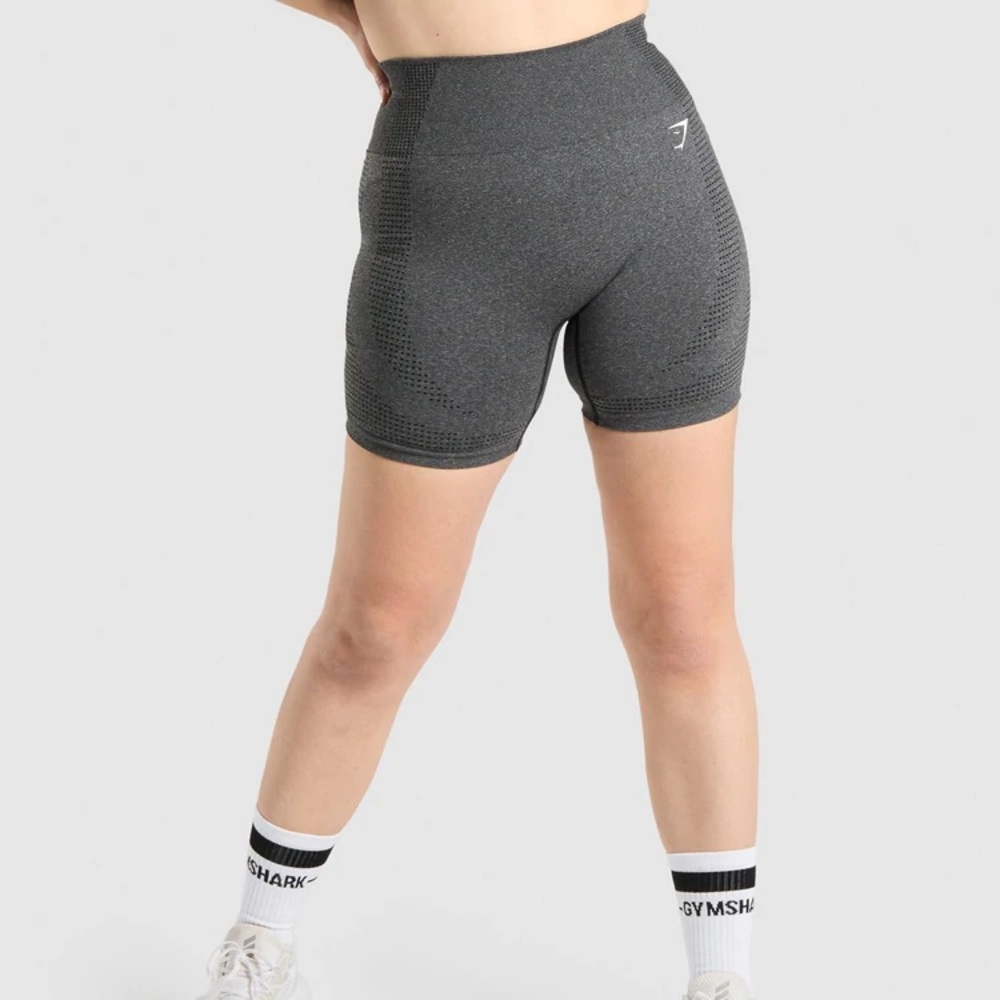 Vital Seamless 2.0 Shorts ( Charcoal Marl Gray )